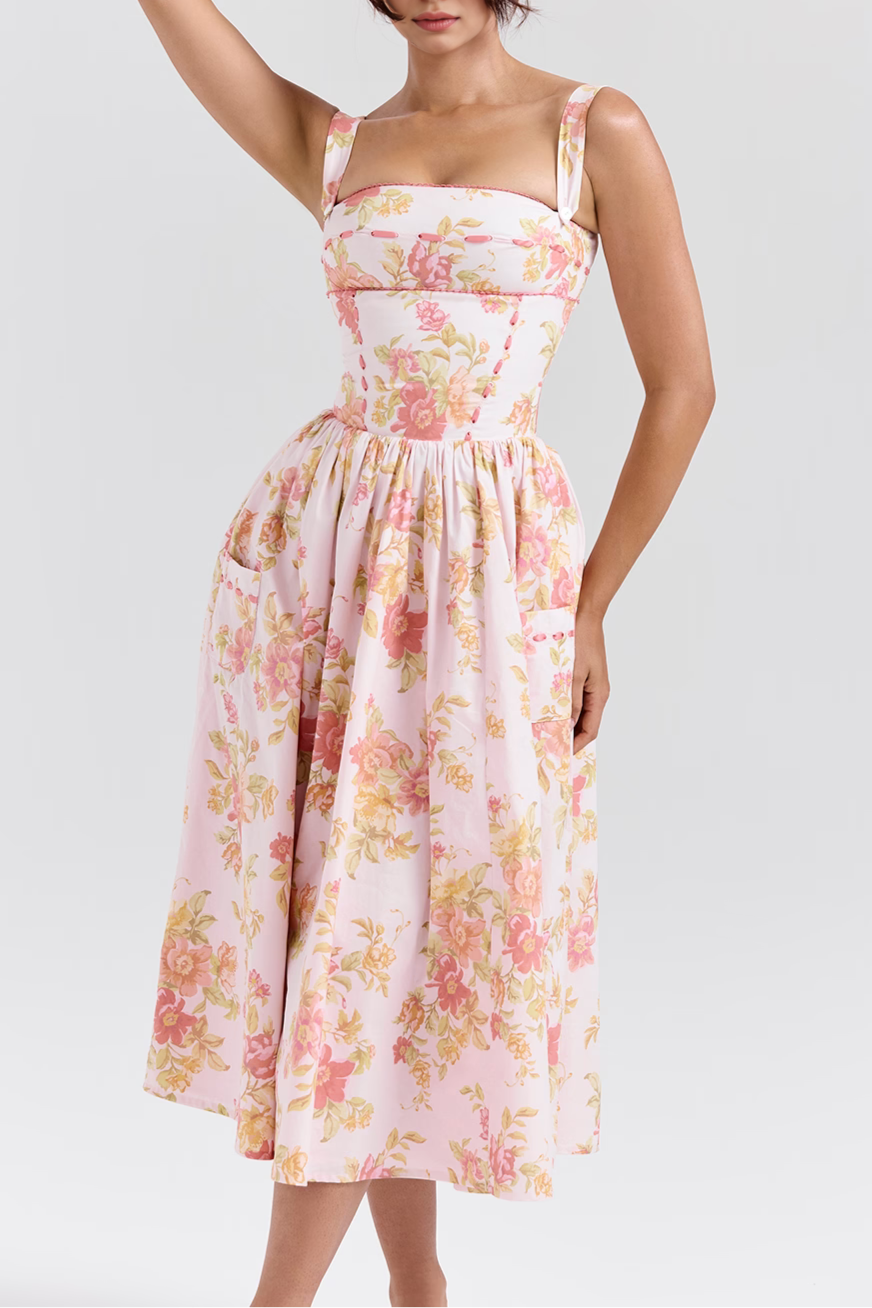 Floral Shaping Dress